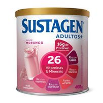 Complemento Alimentar Sustagen Adultos+ Sabor Morango 400g