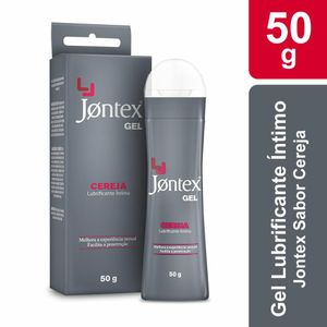 Lubrificante Íntino Gel Jontex Cereja 3 Em 1 - 50g