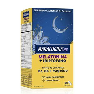 Suplemento Alimentar Maracugina Me Melatonina + Triptofano 30 Cápsulas