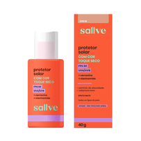 Protetor Solar Sallve FPS60 Cor 40 Toque Seco 40g