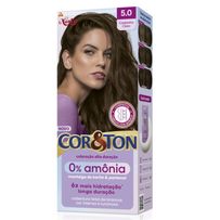 Tintura Niely Cor&Ton 0% Amônia 5.0 - Castanho Claro