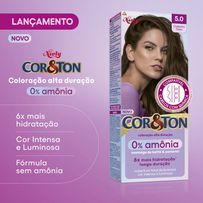 Tintura Niely Cor&Ton 0% Amônia 5.0 - Castanho Claro