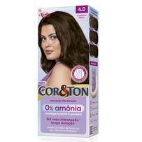 Tintura Niely Cor&Ton 0% Amônia 4.0 - Castanho Médio