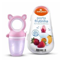 Porta Frutinha Babydeas Formato Anatômico 100% Bpa Free Cores Sortidas 1 Unidade