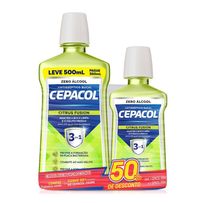 Enxaguante Bucal Cepacol 3em1 Citrus Fusion sem Álcool 750ml