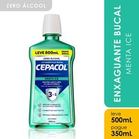 Enxaguante Bucal Cepacol 3 em 1 Menta Ice sem Álcool 500ml