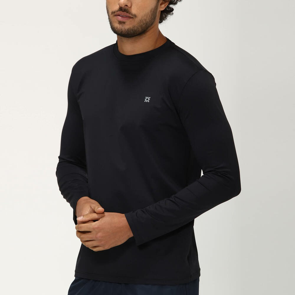 Camiseta Uvpro Uvline Manga Longa Masculino Preto M 1 Unidade