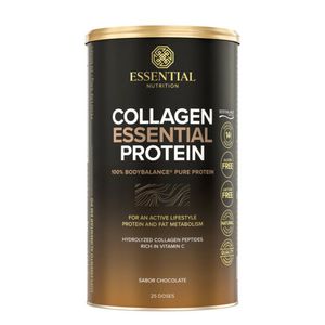 Suplemento Alimentar Collagen Essential Protein Chocolate 510g