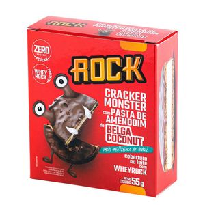 Cracker Monster Rock Pasta de Amendoim de Belga Coconut 55g