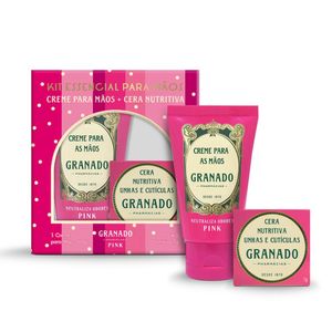 Kit Granado Pink Creme de Mãos 60g + Cera Nutritiva 7g