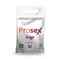 Preservativo Prosex Large Premium 3 Unidades