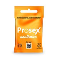 Preservativo Prosex Anatômico Premium 3 Unidades