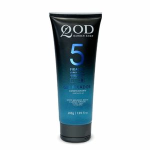 Gel Fixador Qod Barber Shop 5 Fixação Super Forte 200g