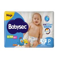 Fralda BabySec Galinha Pintadinha Ultra Sec Mega P 42 Unidades