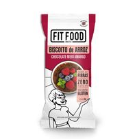 Biscoito de Arroz Fit Food Chocolate Meio Amargo 60g