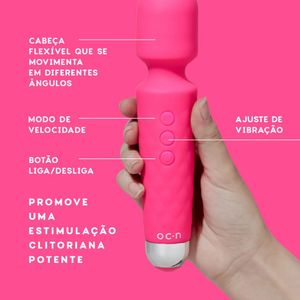 Vibrador de Ponto G Oceane Flutua Wizard Rosa 1 Unidade