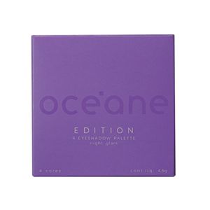 Paleta de Sombras Oceane Edition 4 Eyeshadow Palette Night Glam 4 Cores 4,5g