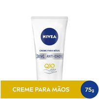 Creme para Mãos Nivea Q10 Plus Reparação 3 em 1 Anti-Idade 75g