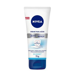 Creme para Mãos Nivea Ação Antibacteriana 3 em 1 - 75g