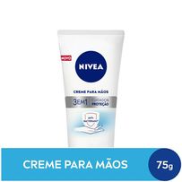 Creme para Mãos Nivea Ação Antibacteriana 3 em 1 - 75g
