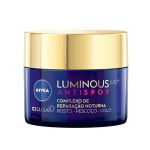 Complexo De Reparação Noturna Nivea Luminous 630 Antispot 50ml