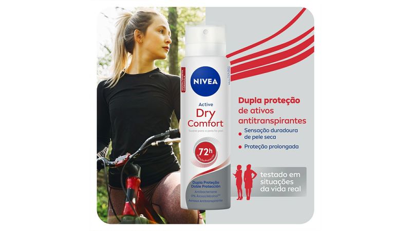 Desodorante Antitranspirante Aerosol Nivea Dry Comfort 150ml - Drogaria Sao  Paulo