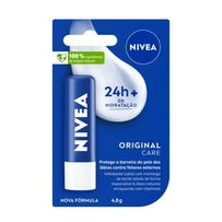 Hidratante Labial Nivea Original Care Hidratação Profunda 4,8g