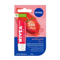 Hidratante Labial Nivea Morango Shine Hidratação Prolongada 4,8 g