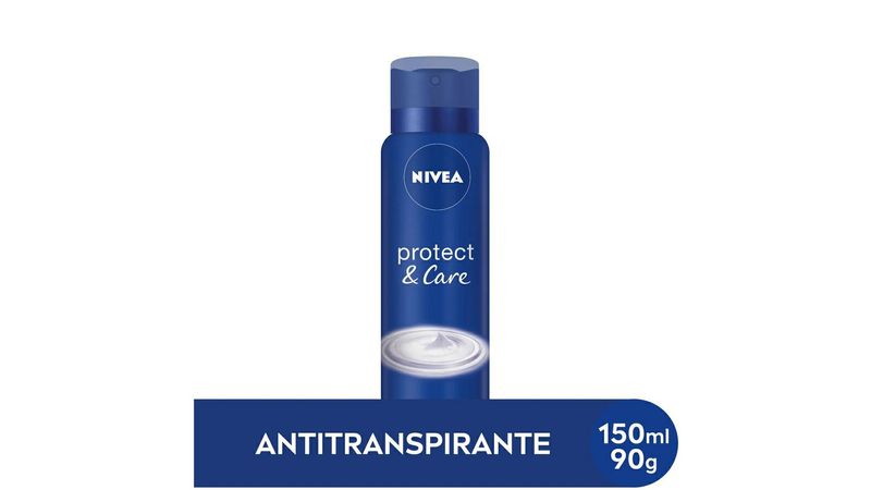 Desodorante Antitranspirante Aerosol Nivea Protect & Care 150ml - Drogaria  Venancio