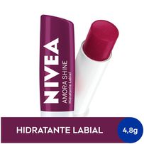 Hidratante Labial Nivea Amora Shine Hidratação Profunda 4,8 g