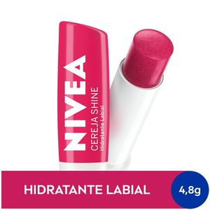 Hidratante Labial Nivea Cereja Shine Hidratação Profunda 4,8 g