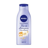 Loção Nivea Óleos Essenciais Flor de Laranjeira e Óleo de Abacate Maciez e Brilho 400ml