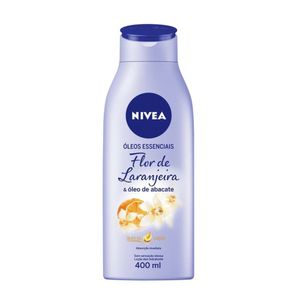 Loção Nivea Óleos Essenciais Flor de Laranjeira e Óleo de Abacate Maciez e Brilho 400ml