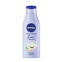 Loção Nivea Óleos Essenciais Coco e Óleo Monoi Maciez e Brilho 200ml
