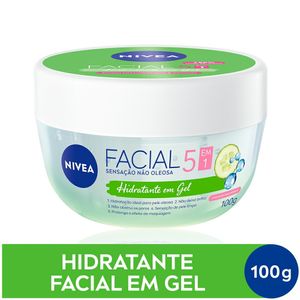 Hidratante Facial Em Gel Nivea Fresh Com Ácido Hialurônico e Pepino 100g