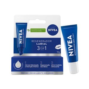 Hidratante Labial Nivea Regenerador 3 em 1 10g