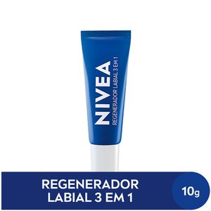 Hidratante Labial Nivea Regenerador 3 em 1 10g