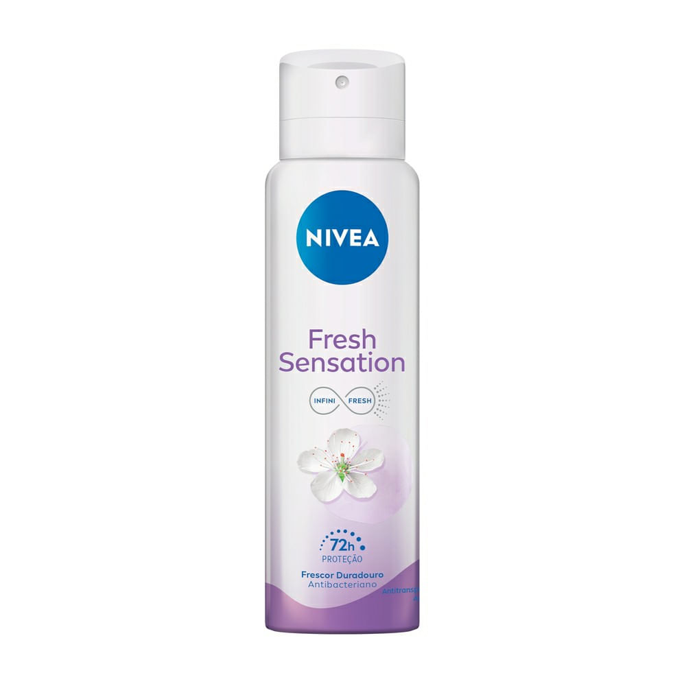 Desodorante Antitranspirante Aerosol Nivea Fresh Sensation 150ml - Drogaria  Venancio