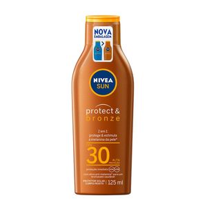 Protetor Solar Nivea Sun Protect & Bronze Fps30 125ml