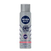 Desodorante Antitranspirante Aerosol Nivea Men Silver Protect 150ml