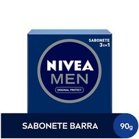 Sabonete Em Barra Nivea Men 3 Em 1 Original Protect 90g