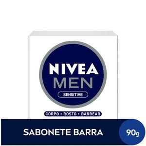 Sabonete Em Barra Nivea Men 3 Em 1 Sensitive 90g