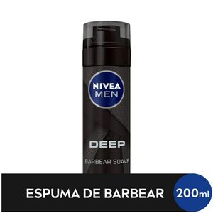 Espuma De Barbear Nivea Deep Black 200ml
