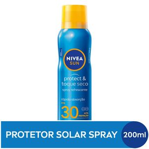 Protetor Solar Spray Nivea Sun Protect & Toque Seco Fps 30 200ml