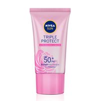 Protetor Solar Facial Nivea Sun Tripla Proteção Loção Pele Radiante Fps50 40ml