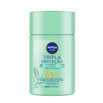 Protetor Solar Facial Nivea Sun Tripla Proteção Controle De Oleosidade FPS65 40ml