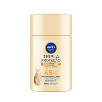 Protetor Solar Facial Nivea Sun Fluido Tripla Proteção FPS65 Antissinais 40ml