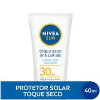Protetor Solar Facial Nivea Sun Toque Seco Antissinais FPS30 40ml