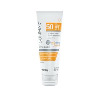 Protetor Solar Sunmax Anti-idade Pele Normal-Seca FPS50 60ml