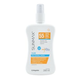 Protetor Solar Sunmax Fluid FPS55 200ml